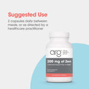 200 mg of Zen,  L-Theanine and GABA, 120 Capsules, Calmness Support Day or Night*