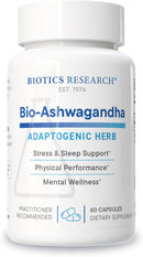 Bio Ashwagandha, 300mg Ashwagandha Root. Promotes Relaxation Response, Healthy Adrenal, Cognitive and Immune Function, Brain Health