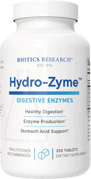 Hydro Zyme Digestive Enzymes Contain Betaine Hydrochloride. Enzymes for Digestion,  Includes Pepsin, Pancreatin, B6, Supports Healthy Gastric pH & Immune Health