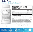 Beta-Plus™ Nutritional Ox Bile Salts for No Gallbladder. Digestive Enzymes. Bile Production, Supports Overall Liver Function, Fat Digestion,
