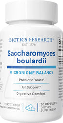 .Saccharomyces boulardii Probiotics 235 Mg - 60 Capsules. Supports GI Health Microbial Balance, Healthy Immune