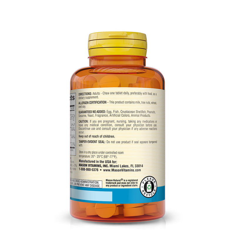 Calcium 600 mg + Vitamin D 3 Chewables (Coffee-Mocha Flavor)