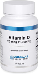 Vitamin D 25 mcg (1,000 IU Vitamin D-3 tablets). For Immune Support, Bone Health