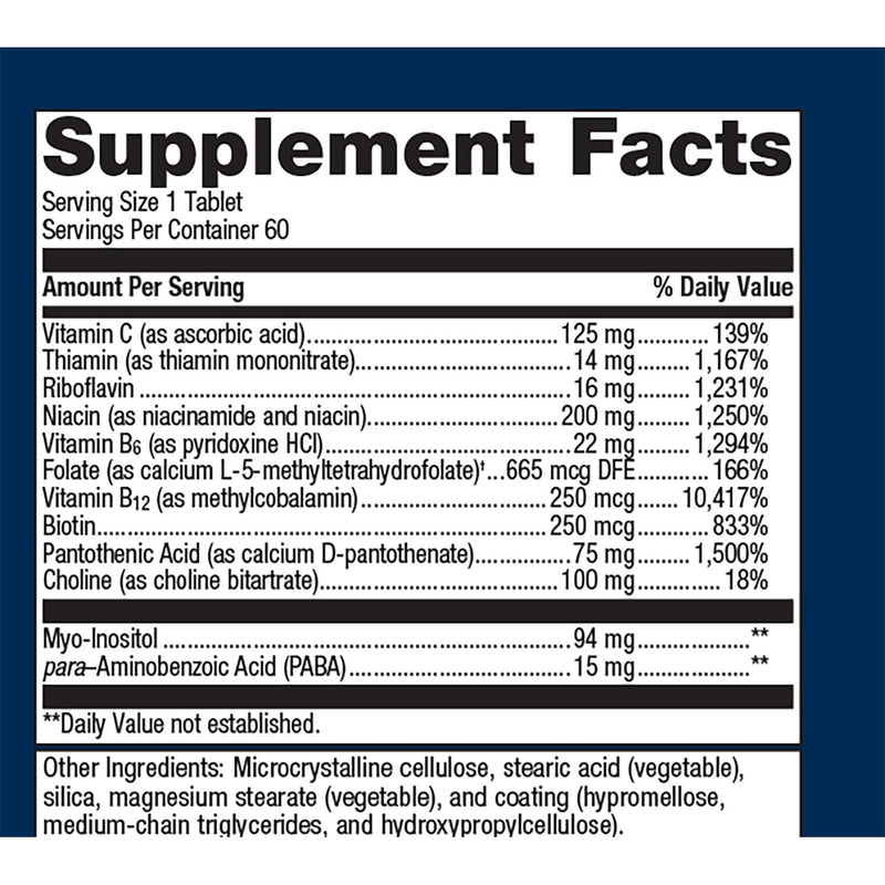 Glycogenics         Complete, Well-Balanced B-Complex Formula