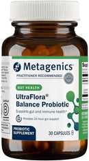 UltraFlora Balance Probiotic, 15 Billion CFU, 30 Capsules. Probiotics for Women & Men. Shelf-Stable, Digestive & Immune Support,