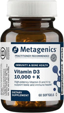 Vitamin D3 10,000 + K Supports strong bones, heart health, and immune system