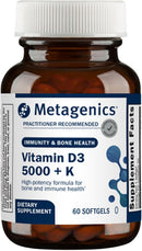 Vitamin D3 5000 + K. Support bone strength and healthy immunity with Vitamin D3 and K2*