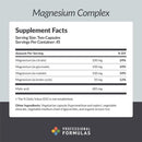 Magnesium Complex 180 caps. Delivers 400 mg of elemental magnesium to support healthy muscle , nerve activity, energy and cardiac function