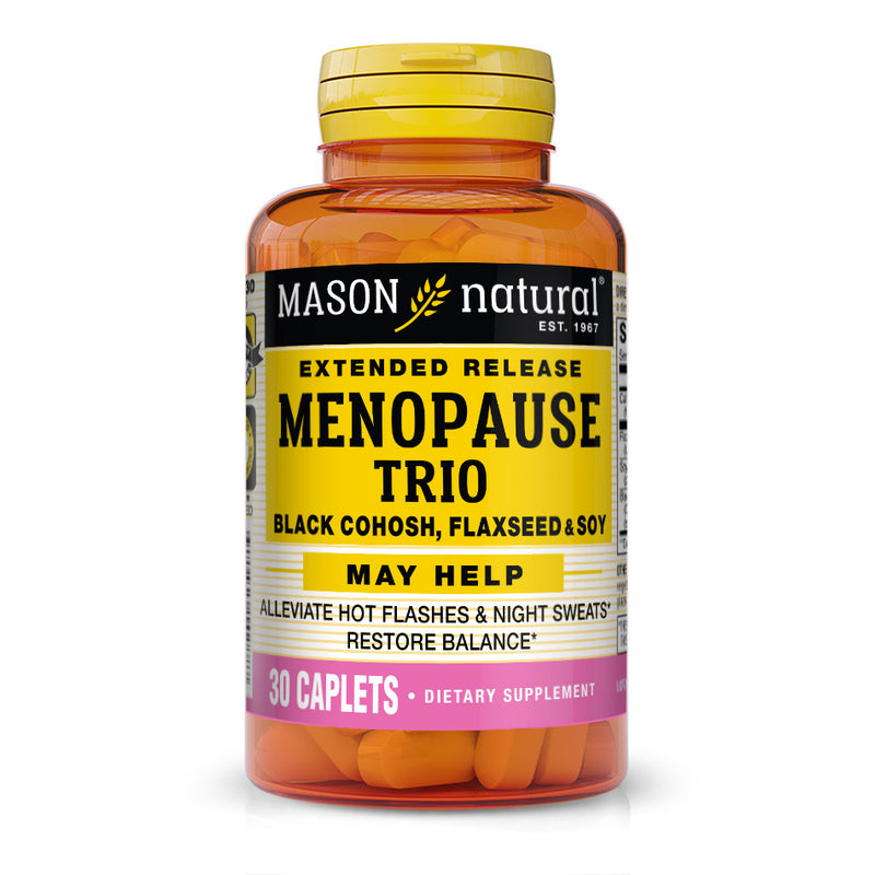 Menopause Trio: Black Cohosh, Flaxseed & Soy (Extended Release)