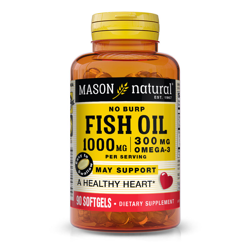 Fish Oil 1,000 mg (Per Serving) Omega-3  300 mg No Burp