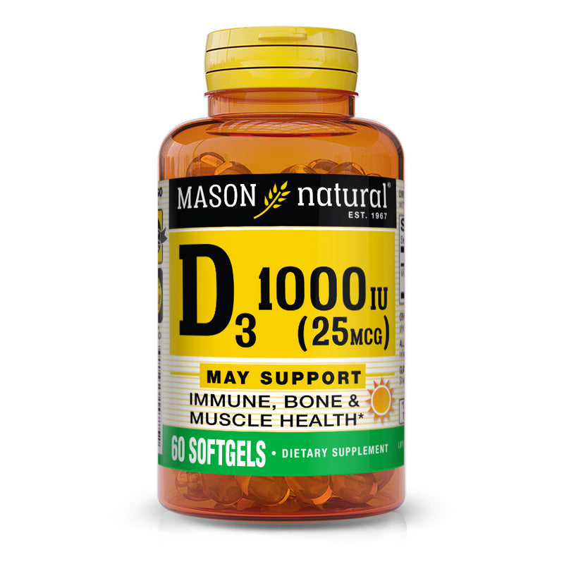 Vitamin D 3 25 mcg (1,000 IU)