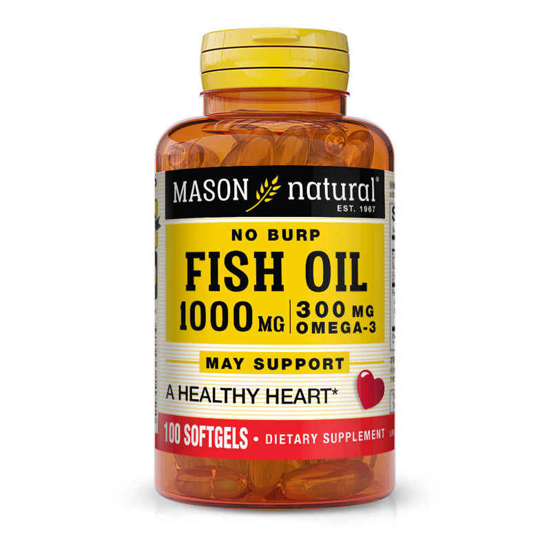 Fish Oil 1,000 mg (Per Serving) Omega-3 300 mg No Burp