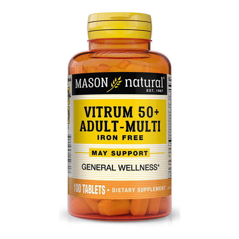 Vitrum 50 + Adult-Multi Iron Free)- 100 Tablets