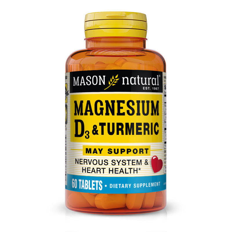 Magnesium & Vitamin D 3 With Turmeric