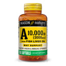 Vitamin A 3,000 mcg (10,000 IU) From Fish Liver Oil